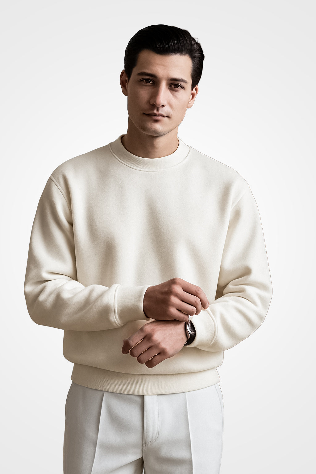 Men's Sweatshirts - cream