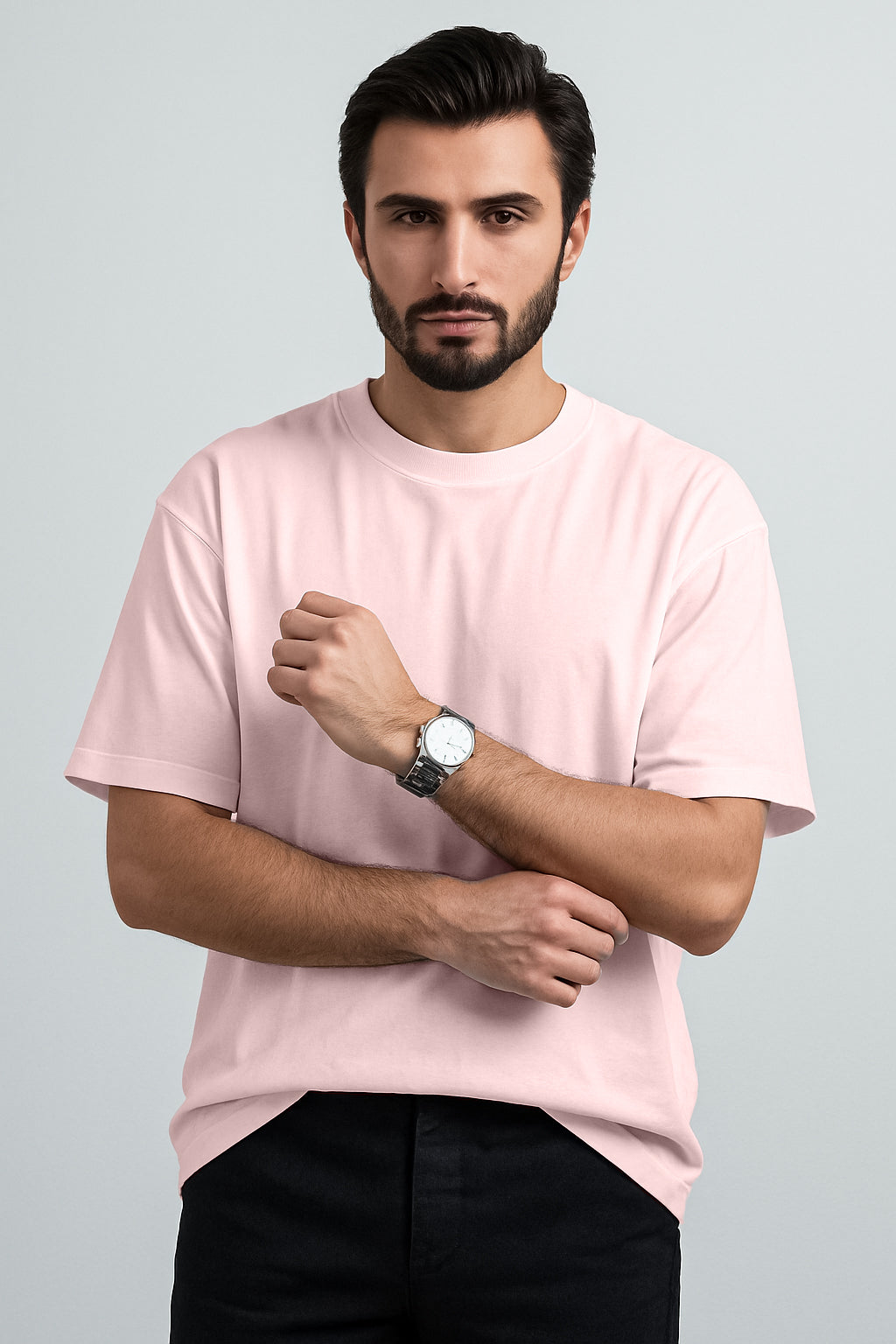 Plain Dropshoulder - Baby Pink