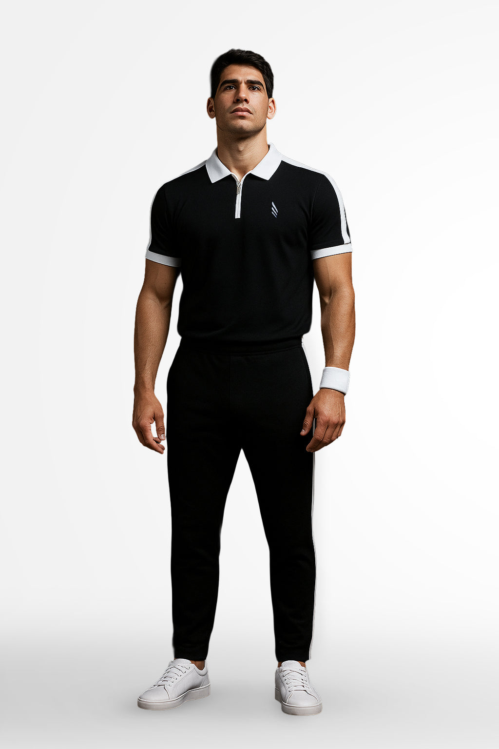 Stylish Black-Whit Tracksuits