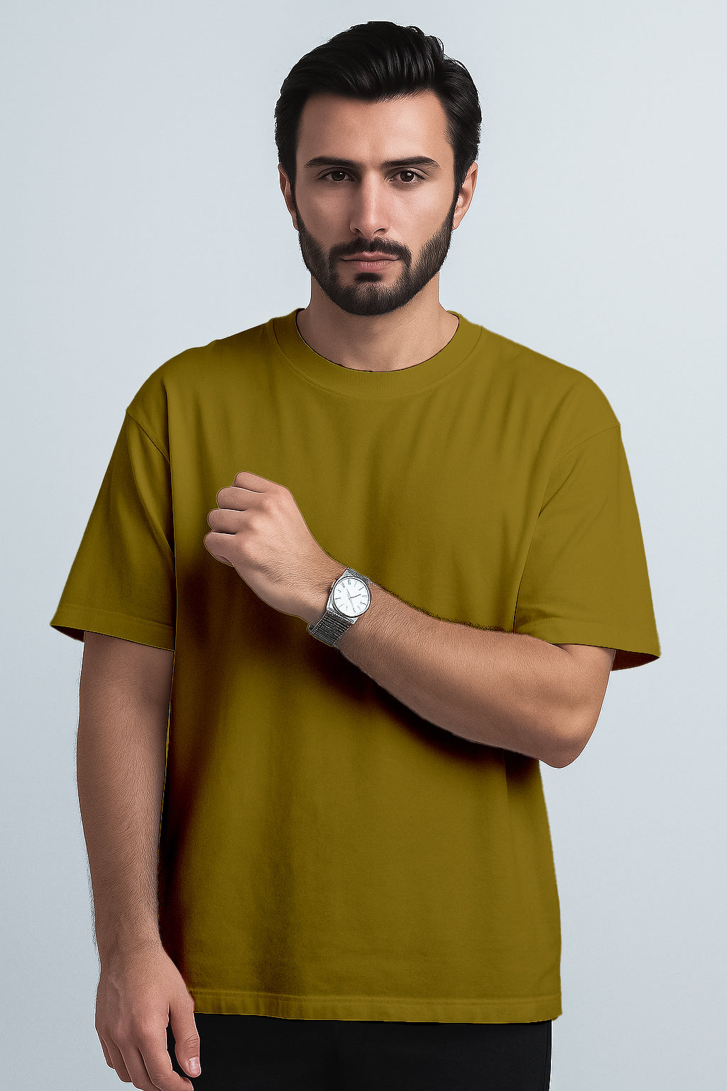 Plain Dropshoulder - Mustard Yellow