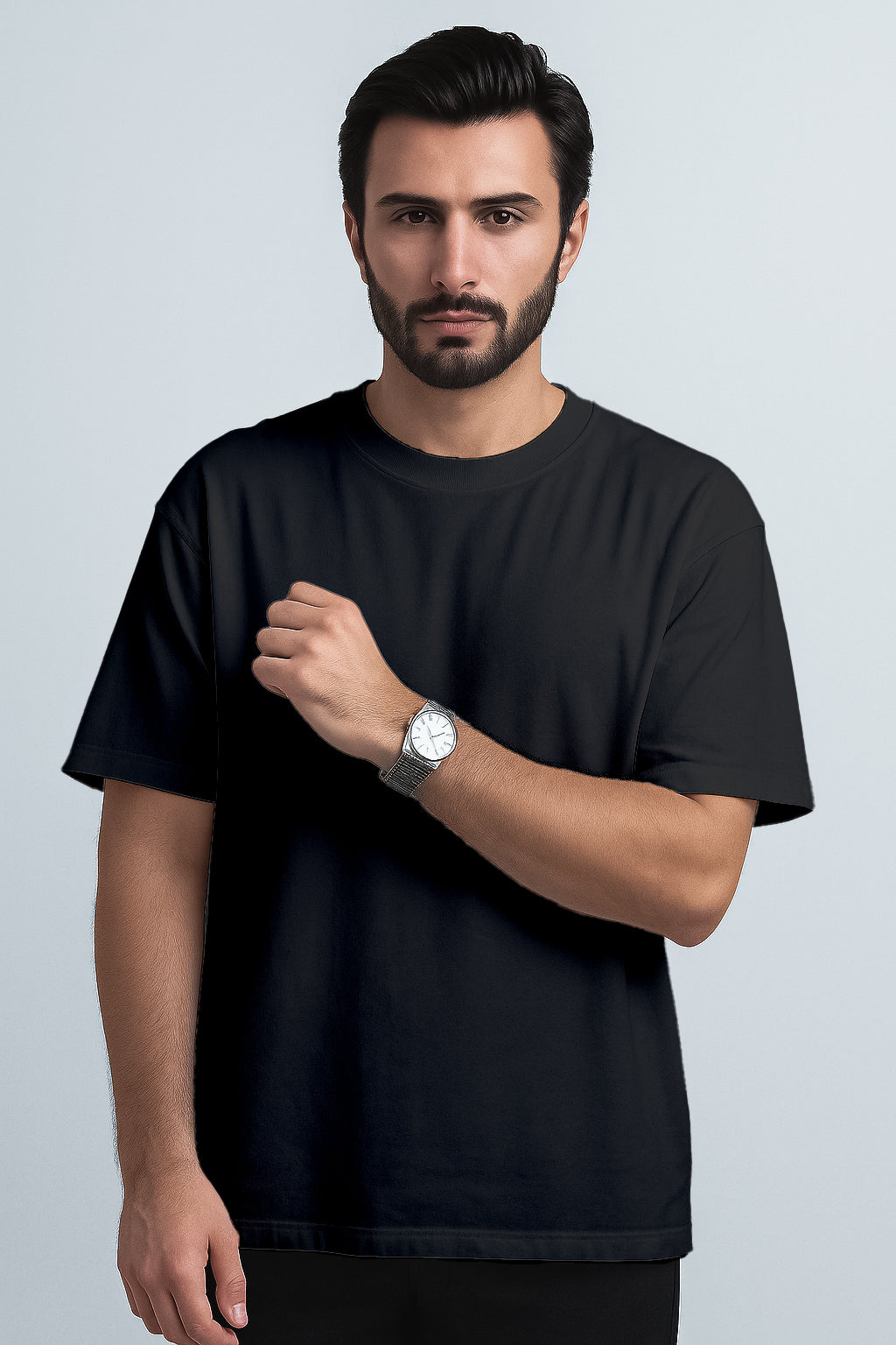 Plain Dropshoulder - Black